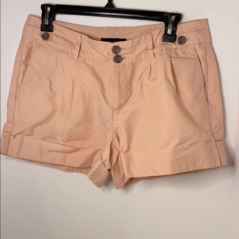 Banana Republic shorts thin pink & white stripes